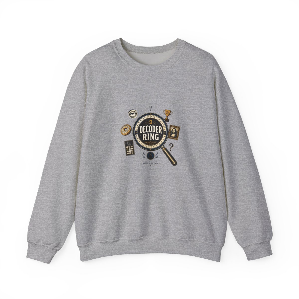 Decoder Ring Crewneck Sweatshirt - alternate angle 2, merchandise