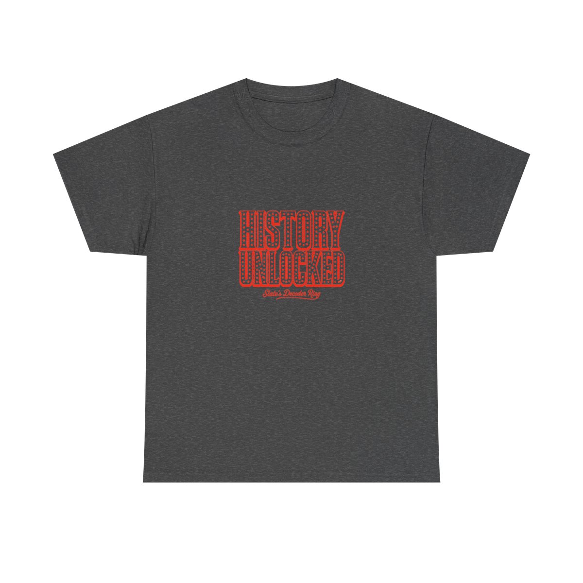 Decoder Ring "History Unlocked" Unisex Tee - alternate angle 4, merchandise