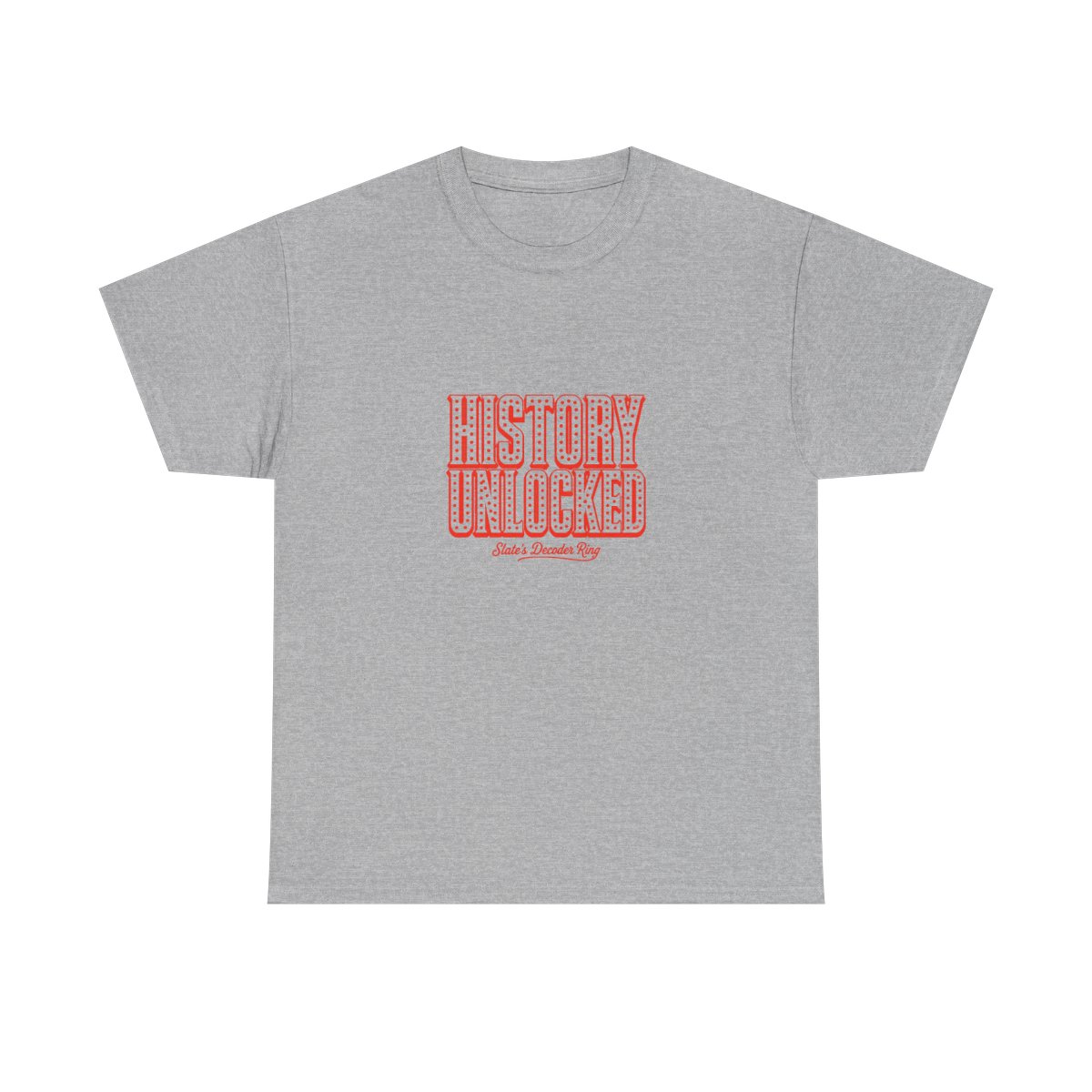 Decoder Ring "History Unlocked" Unisex Tee - alternate angle 3, merchandise