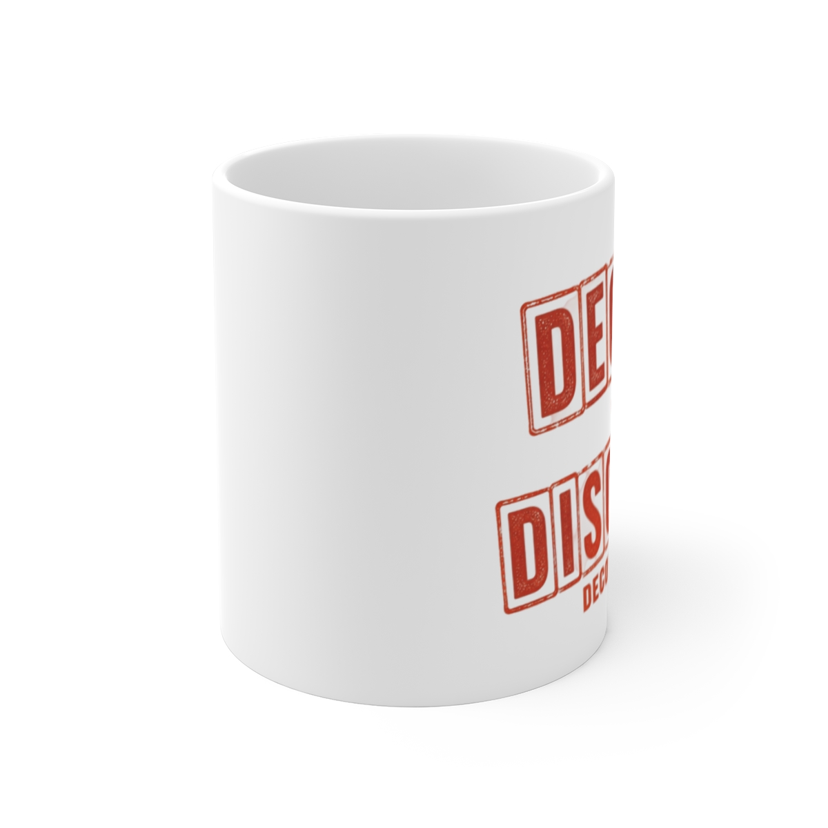 Decoder Ring "Cracking Culture Code" White Mug - alternate angle 1, merchandise