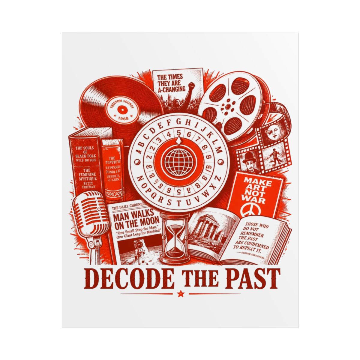 Decoder Ring "Decoder Ring Investigates" Poster - Official Posters & Wall Art merchandise