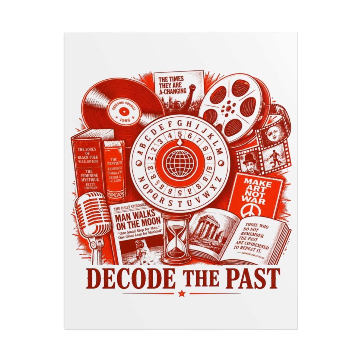 Decoder Ring "Decoder Ring Investigates" Poster - alternate angle 1, merchandise